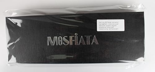 MOSFiATA Magnetic Knife Block - Strongly Magnetic Knife Holder - Magnetic Knife Stand Without Knives - Kitchen Universal Storage Rack Cutlery Display Stand Black