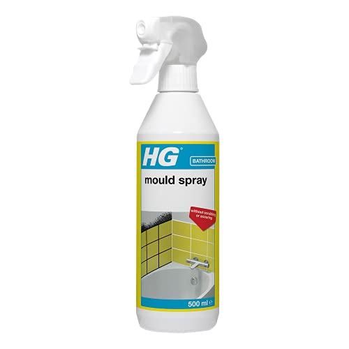 HG Mould Spray, Effective Mould Spray & Mildew Cleaner, Removes Mouldy Stains From Walls, Tiles, Silicone Seals & More - 500ml , Pack of 1