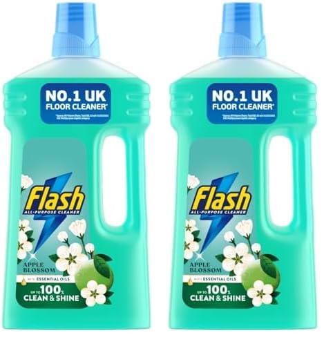 Flash Antibacterial Liquid Cleaner Apple Blossom 1L (Packaging May Vary)