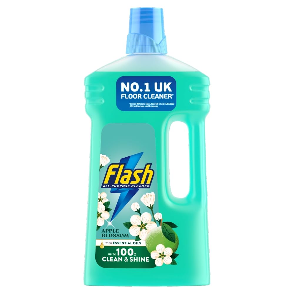 Flash Antibacterial Liquid Cleaner Apple Blossom 1L (Packaging May Vary)