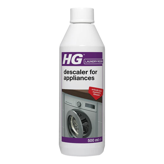 HG Descaler for Appliances, Kettle Descaler, Coffee Machine Descaler & Washing Machine Cleaner, Effective Limescale Remover by HG Cleaning Products - 500ml - 500ml