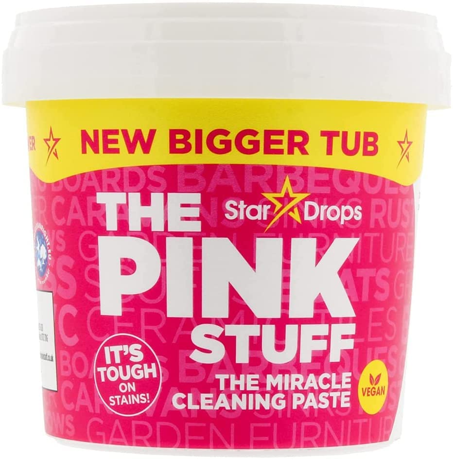 Pink Stuff Multipurpose Cleaning Paste- New Bigger Tub 850 G -Non-hazardous Household Cleaner with Degreaser Sponge