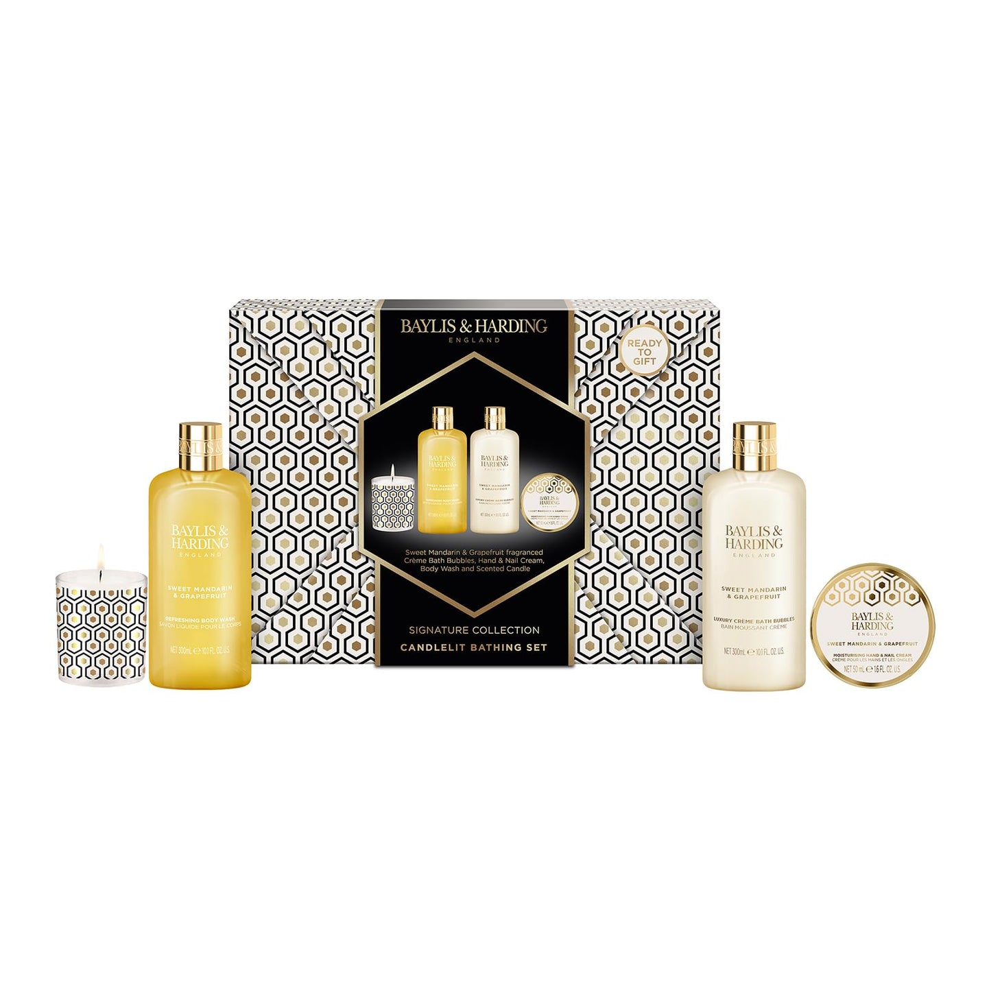 Baylis & Harding Sweet Mandarin & Grapefruit Ultimate Bathing Large Gift Set (Pack of 1) - Vegan Friendly