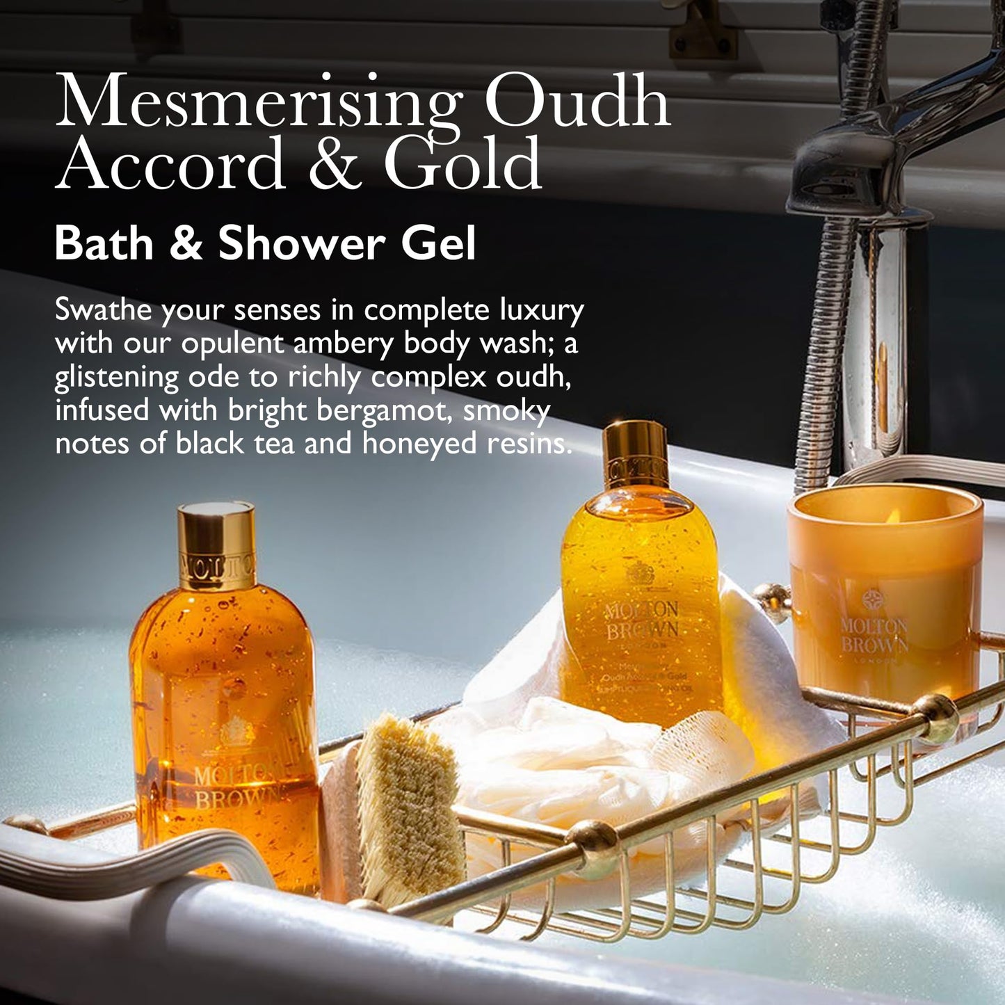 Molton Brown Mesmerising Oudh Accord & Gold Bath & Shower Gel