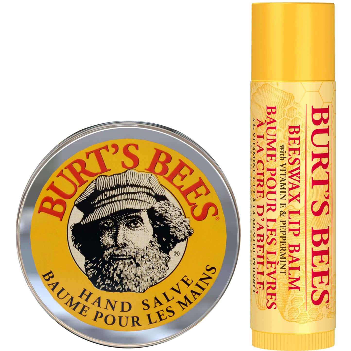 Burt's Bees Essential Gift Set, Lip Balm, Hand Salve, Body Lotion, Foot Cream & Face Cleanser, 5 Travel Size Products