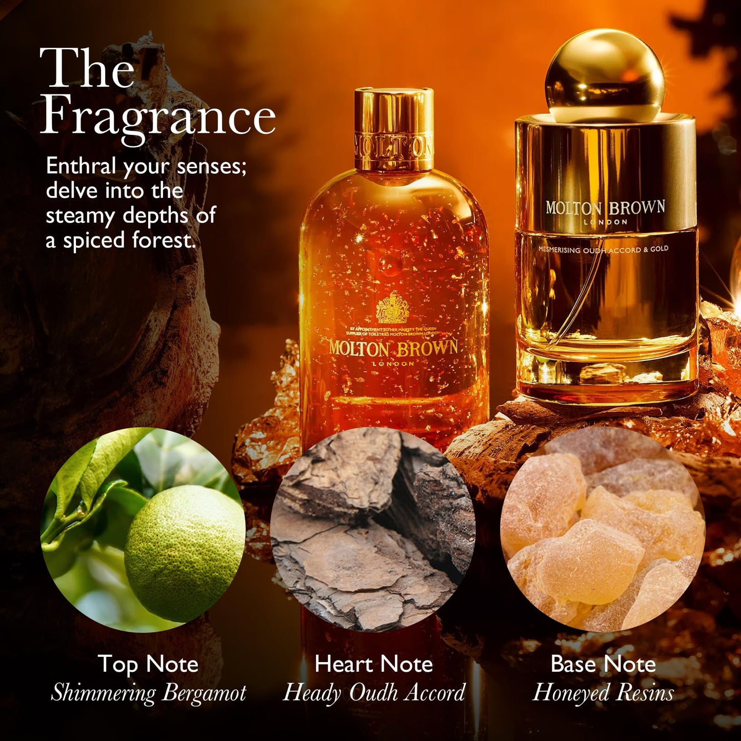 Molton Brown Mesmerising Oudh Accord & Gold Bath & Shower Gel