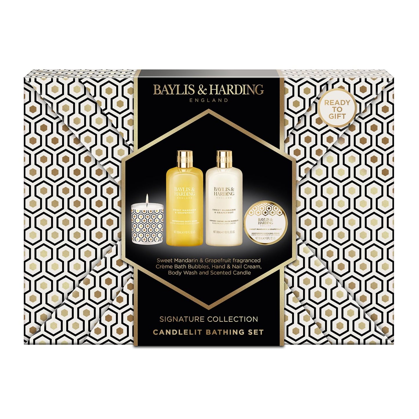 Baylis & Harding Sweet Mandarin & Grapefruit Ultimate Bathing Large Gift Set (Pack of 1) - Vegan Friendly