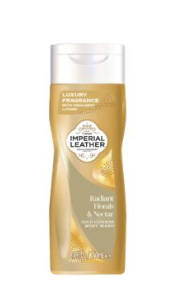 IMPERIAL LEATHER GOLD GODDESS BODY WASH RADIANT FLORALS & NECTAR 250ML