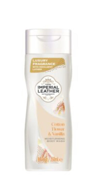 IMPERIAL LEATHER MOISTURISING BODY WASH COTTON FLOWER AND VANILLA ORCHID 250ML