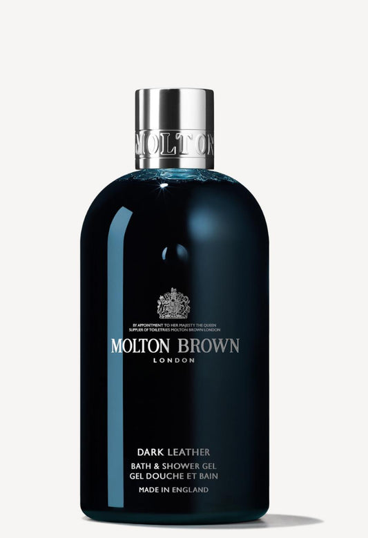 Dark Leather Bath & Shower Gel 300ml